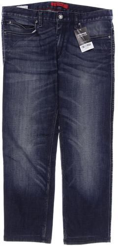 Hugo by Hugo Herren Jeans, marineblau, Gr. W33 L26, Elasthan, Baumwolle, Leder - Second Hand - BOSS - Modalova