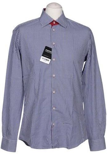 Herren Hemd, blau, Gr. 39, Baumwolle - Second Hand - Jake s - Modalova