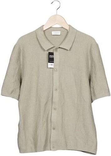 Herren Hemd, beige, Gr. XL, Synthetik, Viskose - Second Hand - Lindbergh - Modalova
