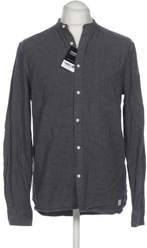 Herren Hemd, grau, Gr. L, Baumwolle - Second Hand - Nowadays - Modalova