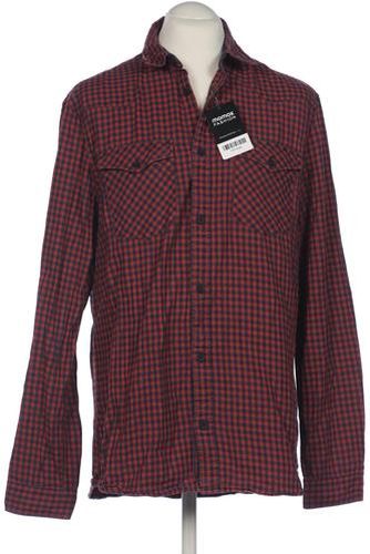 Herren Hemd, bordeaux, Gr. XL, Baumwolle - Second Hand - Tommy Jeans - Modalova