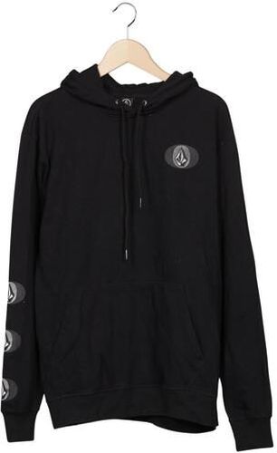 Herren Kapuzenpullover, schwarz, Gr. XL, Baumwolle, Synthetik - Second Hand - Volcom - Modalova