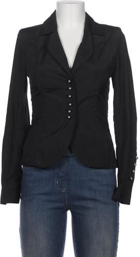 Damen Blazer, schwarz, Gr. EU 36, Synthetik - Second Hand - Airfield - Modalova