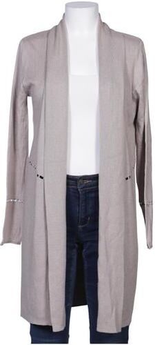 Damen Strickjacke, grau, Gr. EU 38, Synthetik, Wolle, Viskose - Second Hand - Alba Moda - Modalova