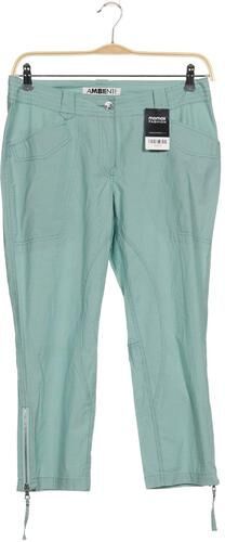 Ambiente Damen Stoffhose, grün, Gr. EU 40, Elasthan, Baumwolle, Synthetik - Second Hand - Ambienté - Modalova
