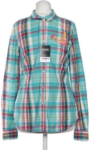 Damen Bluse, türkis, Gr. S, Elasthan, Baumwolle - Second Hand - ARQUEONAUTAS - Modalova