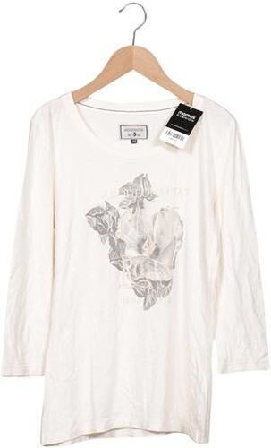 Damen Langarmshirt, cremeweiß, Gr. M, Baumwolle, Modal - Second Hand - ARQUEONAUTAS - Modalova