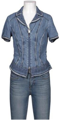 Damen Bluse, blau, Gr. EU 34, Lyocell - Second Hand - Biba - Modalova