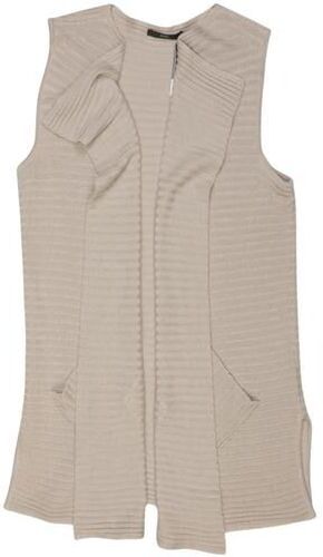 Damen Weste, beige, Gr. EU 40, Baumwolle - Second Hand - Brax - Modalova