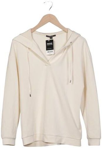 Damen Kapuzenpullover, cremeweiß, Gr. EU 36, Elasthan, Synthetik, Viskose, Modal - Second Hand - Comma - Modalova