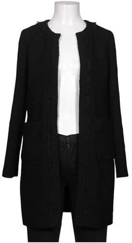 Damen Mantel, schwarz, Gr. EU 34, Elasthan, Baumwolle, Synthetik - Second Hand - DONNA by HALLHUBER - Modalova