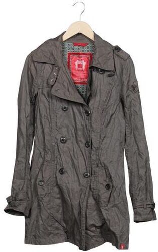 Damen Mantel, grau, Gr. L, Baumwolle, Synthetik - Second Hand - edc by Esprit - Modalova