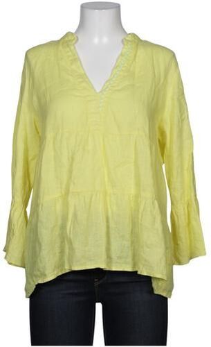 Damen Bluse, gelb, Gr. EU 40, Leinen - Second Hand - Emily van den Bergh - Modalova