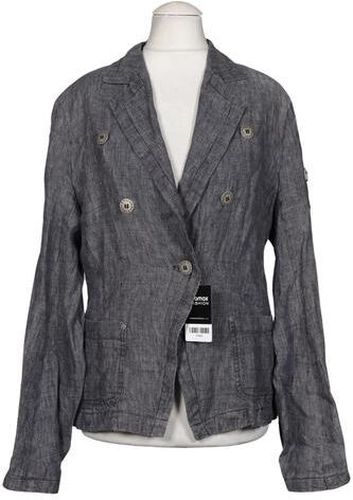 Damen Blazer, blau, Gr. EU 36, Leinen, Synthetik, Viskose - Second Hand - FRIEDAFREDDIES - Modalova