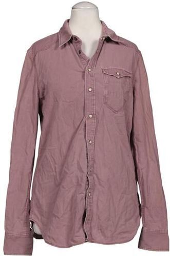 Damen Bluse, flieder, Gr. S, Baumwolle, Kunstleder - Second Hand - G STAR RAW - Modalova