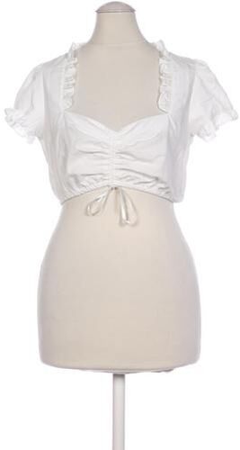 Damen Bluse, weiß, Gr. EU 32, Baumwolle, Synthetik - Second Hand - Krüger - Modalova