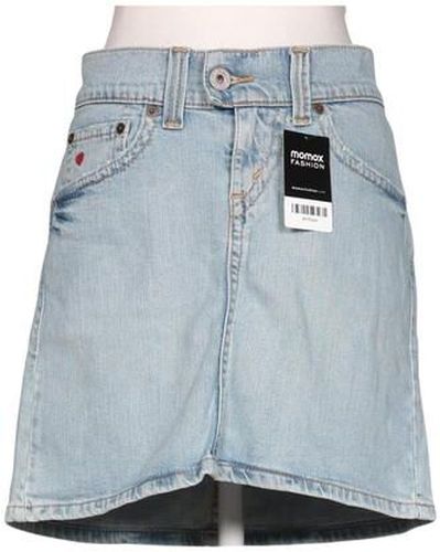 Damen Rock, hellblau, Gr. W27, Elasthan, Baumwolle - Second Hand - Levis - Modalova