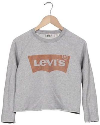 Damen Sweatshirt, grau, Gr. XS, Baumwolle, Synthetik, Modal - Second Hand - Levis - Modalova