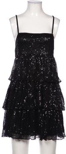 Damen Kleid, schwarz, Gr. 3Xs, Synthetik - Second Hand - needle thread - Modalova