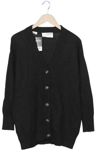 Damen Strickjacke, schwarz, Gr. S, Elasthan, Merino, Synthetik - Second Hand - Selected - Modalova