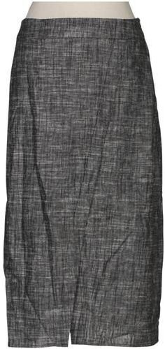 Just be you Damen Rock, grau, Gr. EU 40, Baumwolle, Leinen - Second Hand - Unique - Modalova