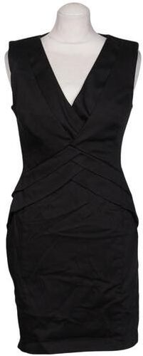 Damen Kleid, schwarz, Gr. EU 38, Elasthan, Baumwolle, Viskose - Second Hand - Warehouse - Modalova
