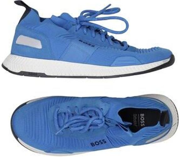 By Hugo Herren Sneakers, blau, Gr. EU 41, Leder - Second Hand - BOSS - Modalova