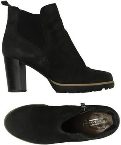 Damen Stiefelette, schwarz, Gr. EU 37, Leder - Second Hand - 5th Avenue - Modalova