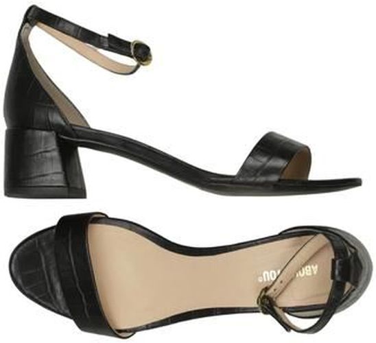 Damen Sandale, schwarz, Gr. EU 40, Leder - Second Hand - About you - Modalova