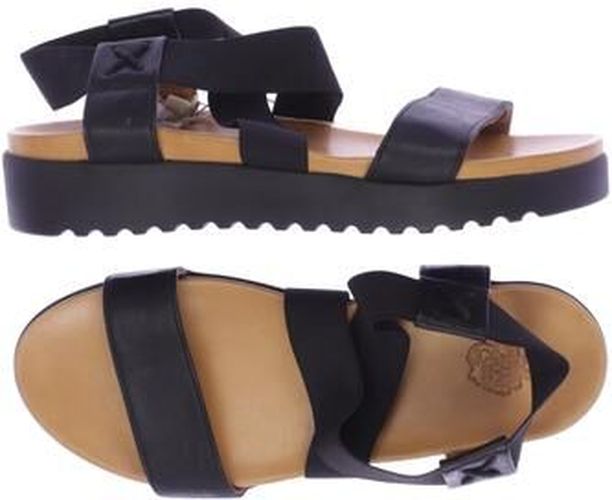 Of Eden Damen Sandale, schwarz, Gr. EU 41, Leder - Second Hand - Apple - Modalova