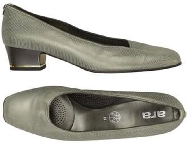 Damen Pumps, silber, Gr. EU 41.5, Kunstleder - Second Hand - Ara - Modalova