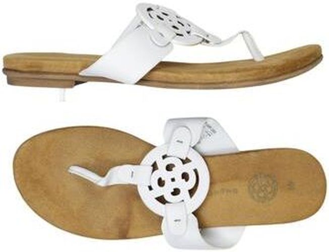 Damen Sandale, weiß, Gr. EU 41, Kunstleder - Second Hand - Bugatti - Modalova