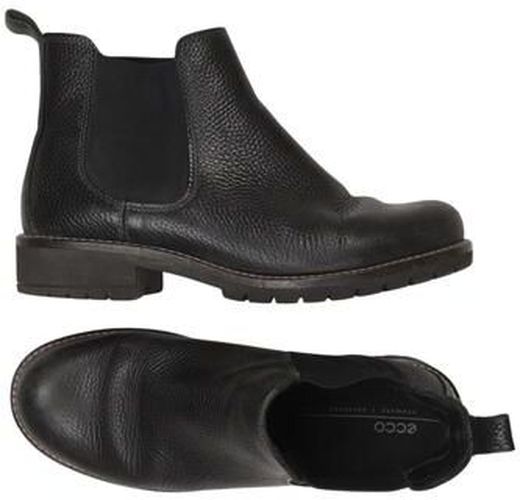 Damen Stiefelette, schwarz, Gr. EU 39, Leder - Second Hand - Ecco - Modalova