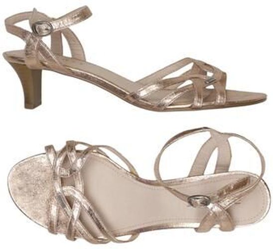 Damen Sandale, gold, Gr. EU 38 - Second Hand - Esprit - Modalova