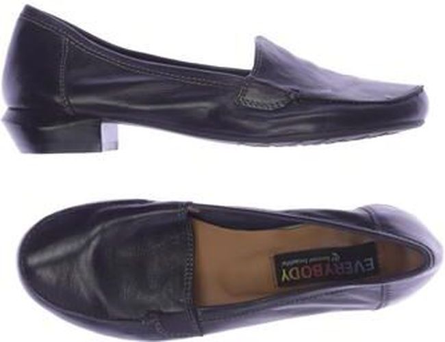 Damen Halbschuh, marineblau, Gr. EU 37, Leder - Second Hand - Everybody - Modalova