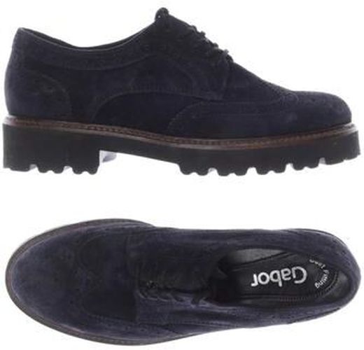 Damen Halbschuh, schwarz, Gr. EU 35.5 (UK 3), Leder - Second Hand - Gabor - Modalova