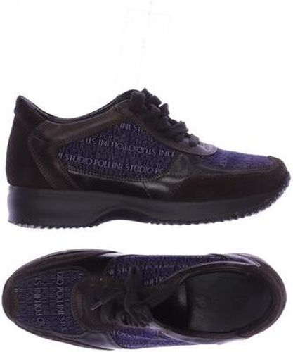 Damen Sneakers, braun, Gr. EU 36, Leder - Second Hand - Pollini - Modalova