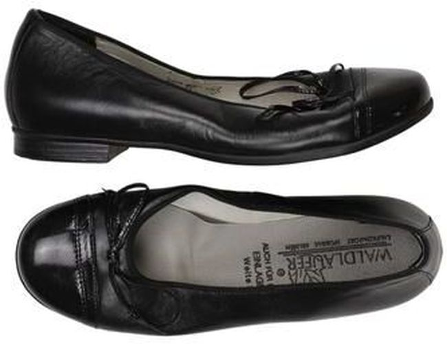 Damen Ballerinas, schwarz, Gr. EU 38 (UK 5), Leder - Second Hand - Waldläufer - Modalova