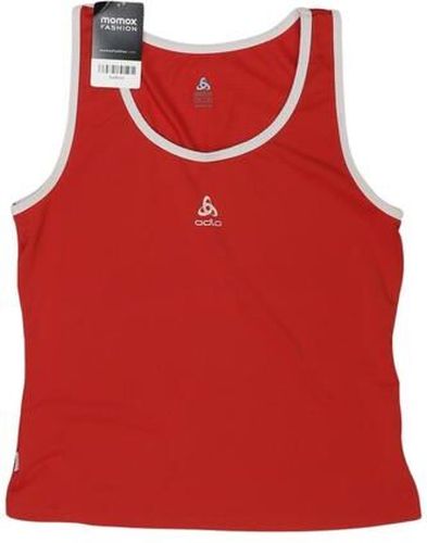 Damen Top, rot, Gr. M, Synthetik - Second Hand - Odlo - Modalova