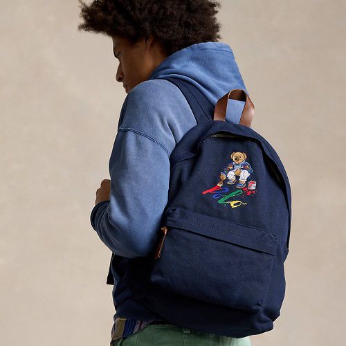 Polo Bear Canvas Backpack - Polo Ralph Lauren - Modalova