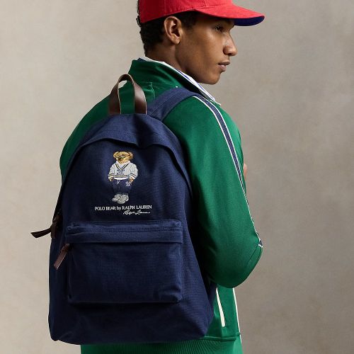 Polo Bear Canvas Backpack - Polo Ralph Lauren - Modalova