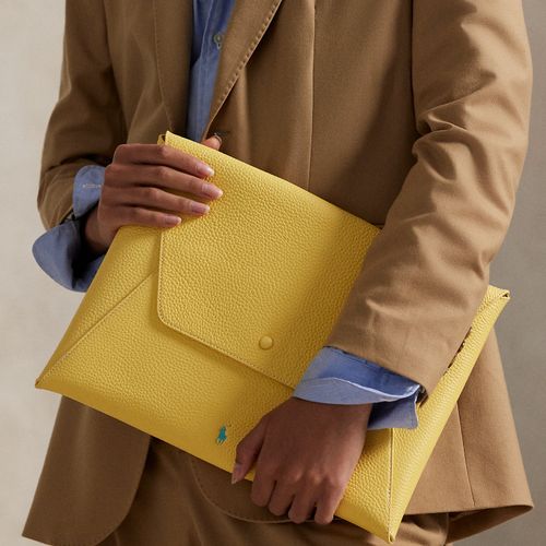 Porte-documents Polo Play en cuir - Polo Ralph Lauren - Modalova