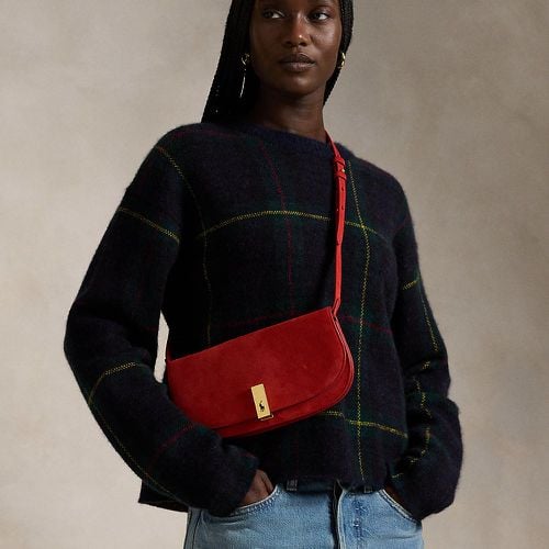 Polo ID Suede Medium Clutch Bag - Polo Ralph Lauren - Modalova