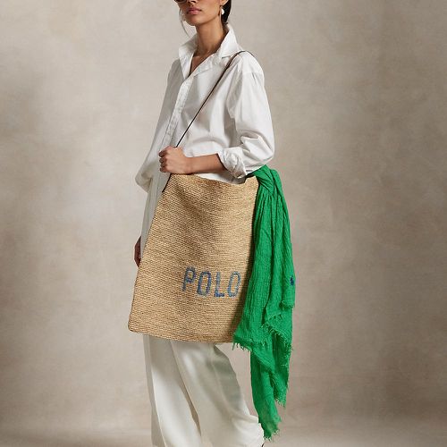 Logo Raffia Extra-Large Tote - Polo Ralph Lauren - Modalova