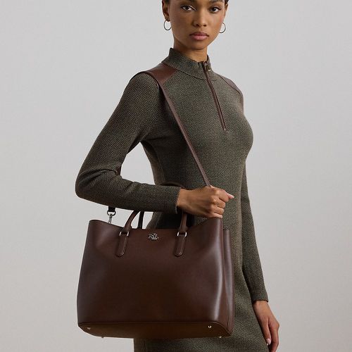 Leather Large Marcy Satchel - Lauren - Modalova