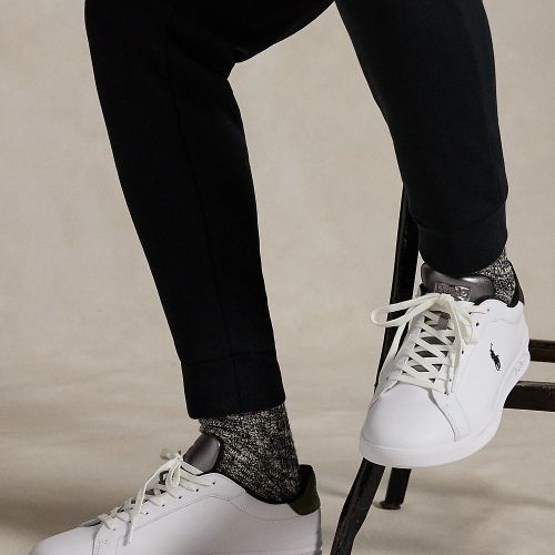 Heritage Court II Nappa Leather Trainer - Polo Ralph Lauren - Modalova