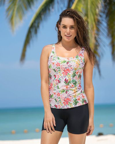 Zweiteiliger Tankini mit Shaping Shorts - Leonisa - Modalova