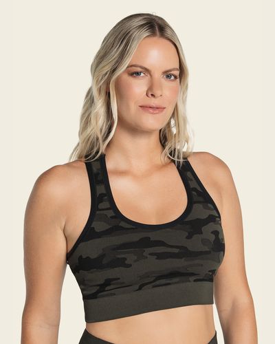 Reversible high-tech seamless sports bra - Leonisa - Modalova