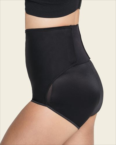High-Waisted Firm Compression Post Surgical knicker with Adjustable Belly Wrap - Leonisa - Modalova