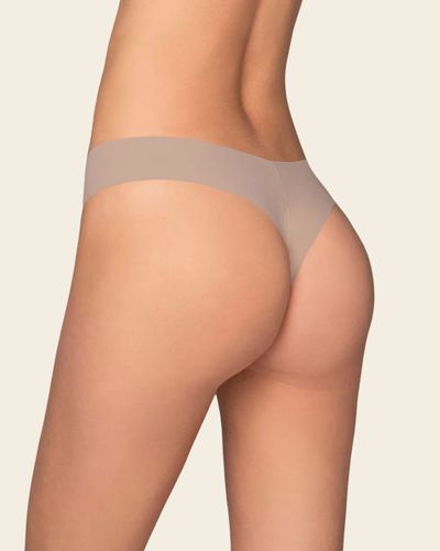 Braga tanga invisible ultraplana sin elásticos y de pocas costuras - Leonisa - Modalova